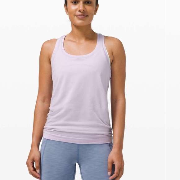 lululemon athletica Tops - LULULEMON swiftly tech tank top light purple size 8